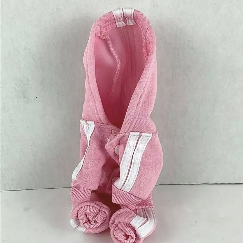 Adidog Pet Hoodie- XS Pink.